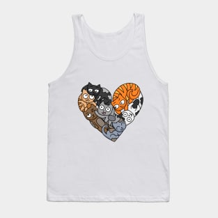 I Heart Cats Tank Top